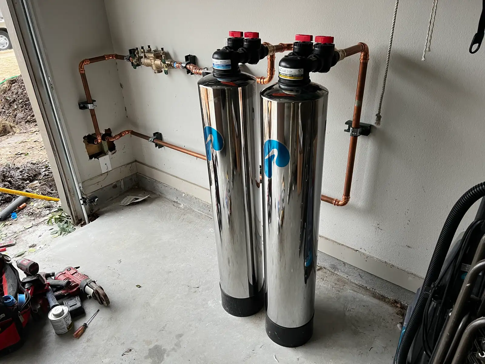 Whole Home Water Filtration Installation