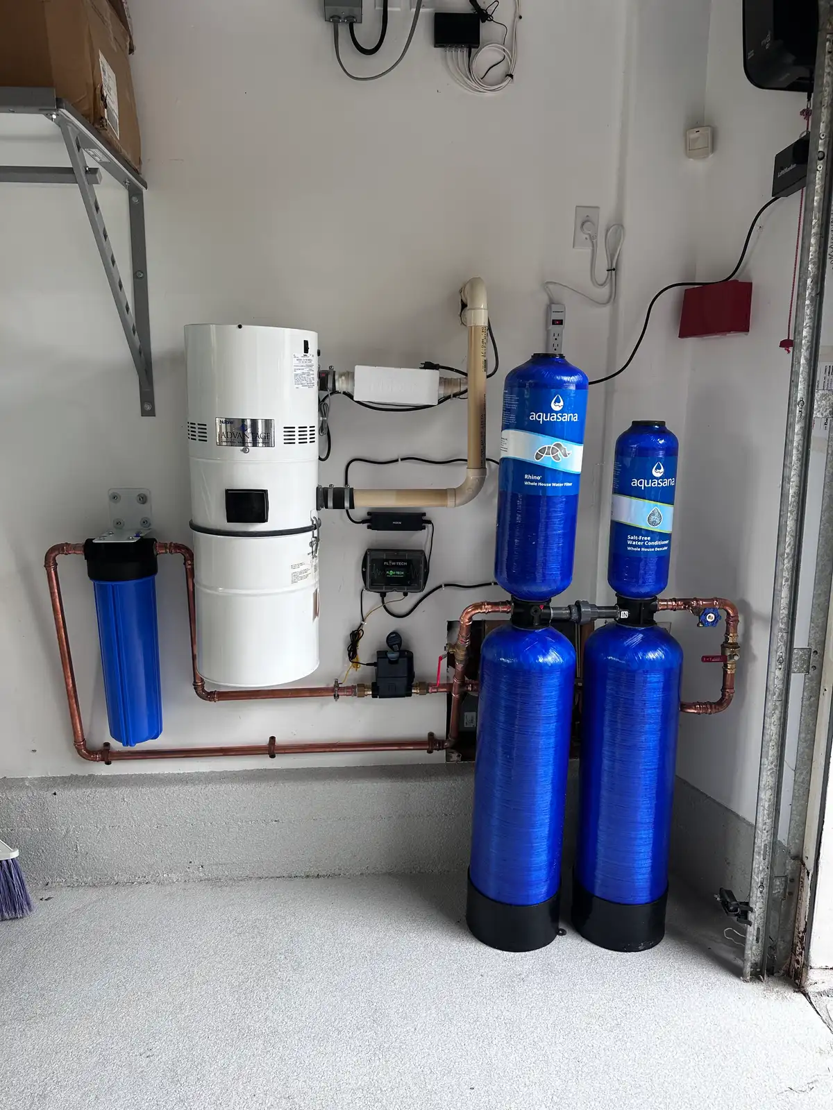 Whole-home water filtration install by Mainline Plumbing South Bay