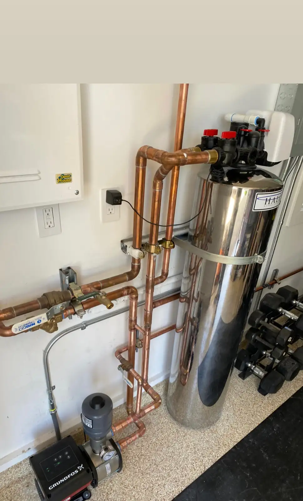 Water Softener Installation.